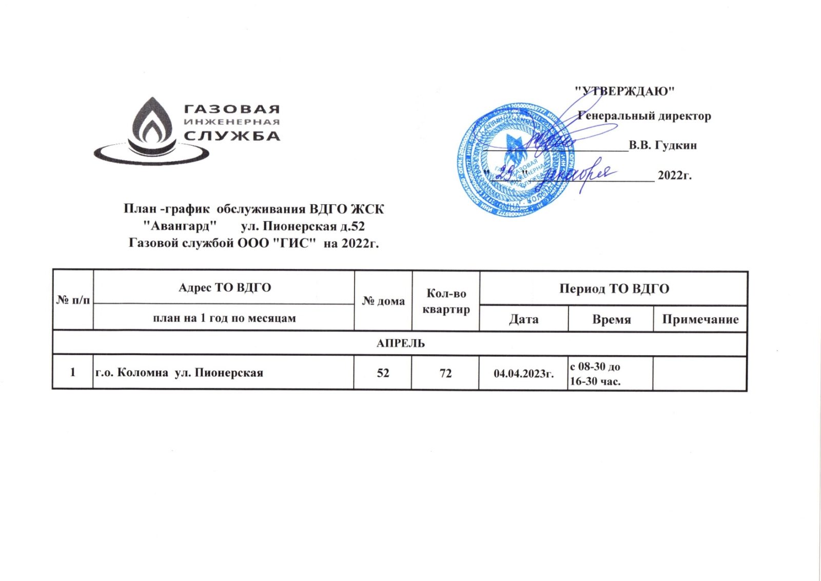 Авангард ВДГО